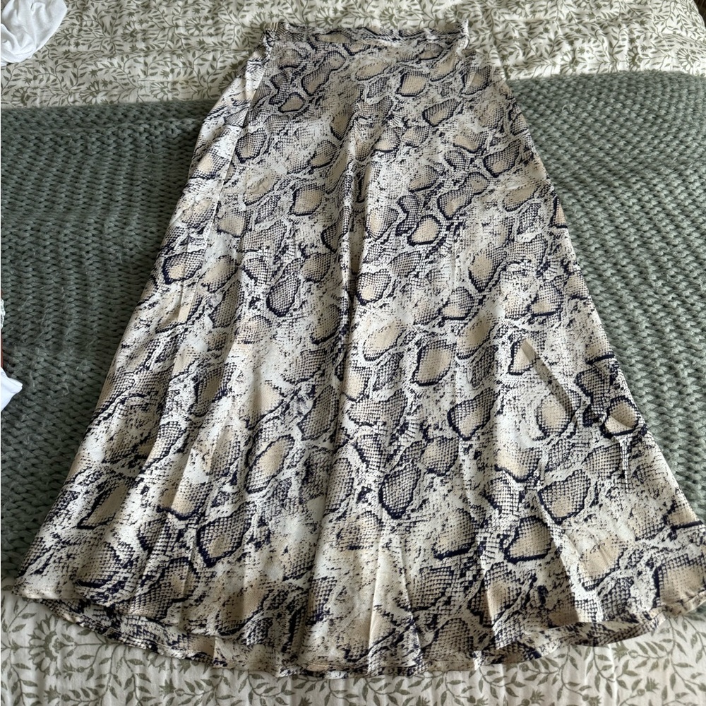 ‼️ Snake Print Skirt